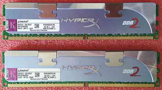 DDR2 2Gb + 2Gb 800MHz (PC2-6400) CL5 Kingston - KHX6400D2K2/4G - DDR2 4Gb оперативная память для ПК Донецк