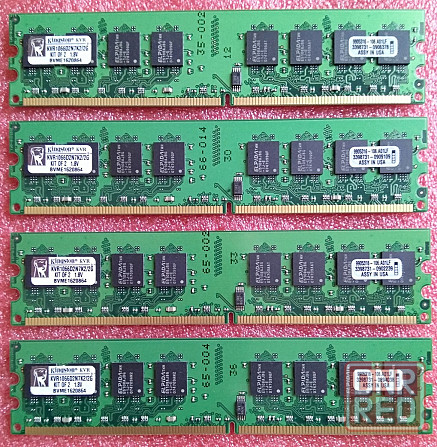 DDR2 4Gb 1066MHz (PC2-8500) Kingston - KVR1066D2N7K2/2G - DDR2 1Gb+1Gb+1Gb+1Gb 1066MHz Донецк - изображение 1