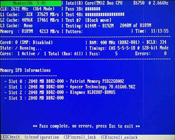 DDR2 2Gb 800MHz (PC2-6400) CL5 Patriot PSD22G8002 Apacer Kingmax Goodram - оперативная память для ПК Донецк