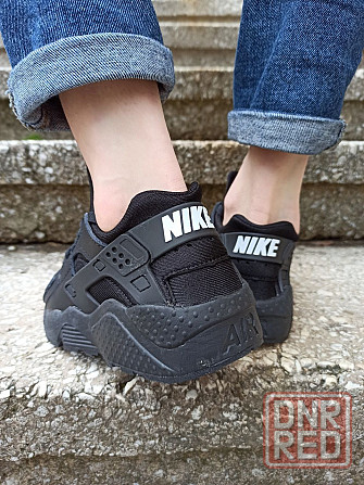 Кроссовки Nike Huarache (Черные), Кросы Найк Хуарачи Черные Донецк - изображение 8