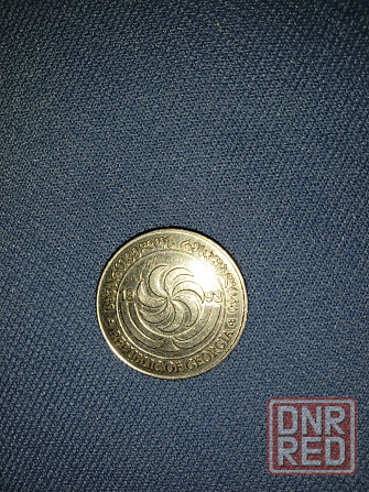 Монета Грузии 10 ТЕТРИ , 1993 года . Макеевка - изображение 1