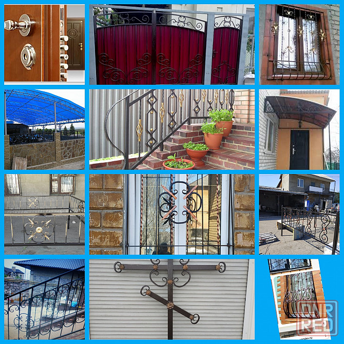 Мет. двери,решетки,ворота,навесы,ставни,оградки,кресты и др Донецк - изображение 1
