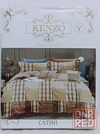 Постельное белье Kenzo, двухспальный комплект Макеевка - изображение 1