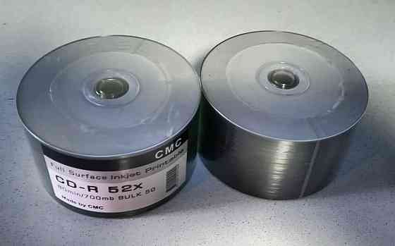 Новые чистые диски для аудиозаписи фирмы "CMC" CD-R Print 80 мин-700mb Донецк