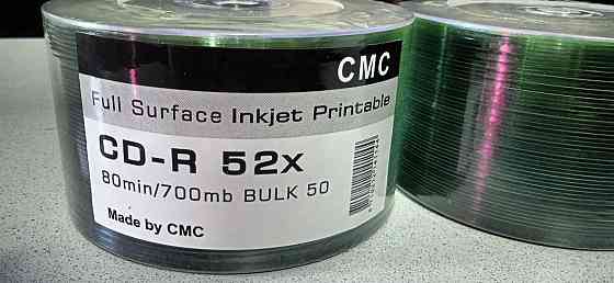 Новые чистые диски для аудиозаписи фирмы "CMC" CD-R Print 80 мин-700mb Донецк