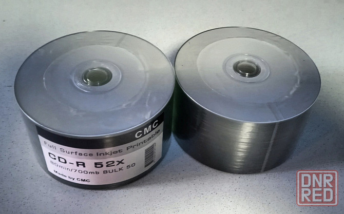 Новые чистые диски для аудиозаписи фирмы "CMC" CD-R Print 80 мин-700mb Донецк - изображение 1