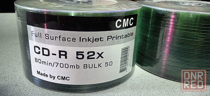 Новые чистые диски для аудиозаписи фирмы "CMC" CD-R Print 80 мин-700mb Донецк - изображение 4