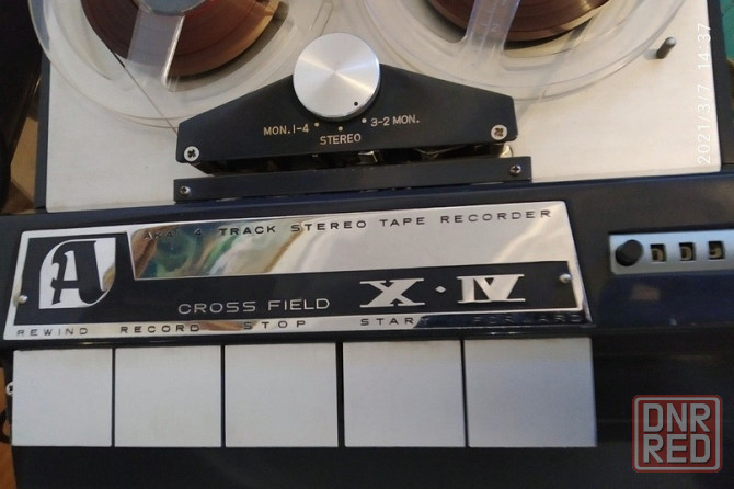 Редкий винтажный катушечный магнитофон Akai Cross Field X-IV. Донецк - изображение 5