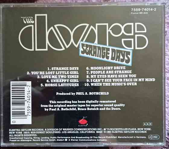CD фирменный The Doors. Strange Days. Донецк