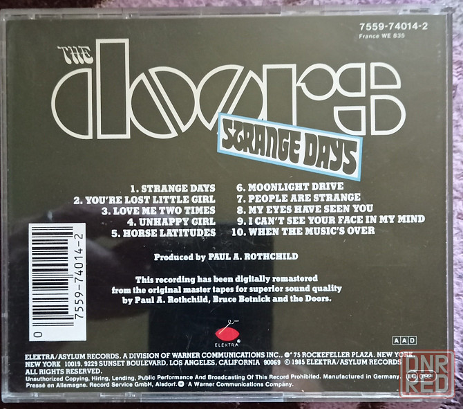 CD фирменный The Doors. Strange Days. Донецк - изображение 3