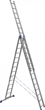 Лестница алюминиевая трехсекционная , лестница алюминиевая Донецк Донецк