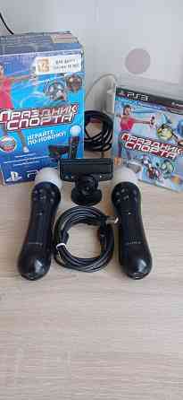 Playstation 3 MOVE controller(2 шт).+камера+диск Макеевка
