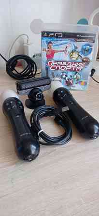 Playstation 3 MOVE controller(2 шт).+камера+диск Макеевка