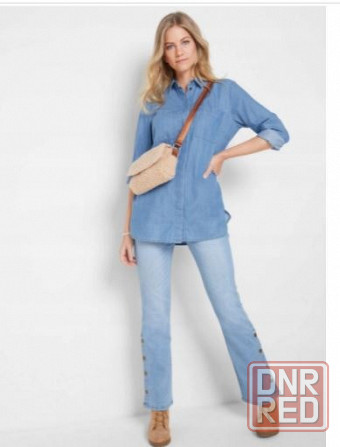 Рубашка женская джинсовая John Baner размер 50 Донецк - изображение 2