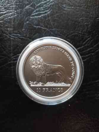 Монета Конго 10 франков. Морской календарь Макеевка