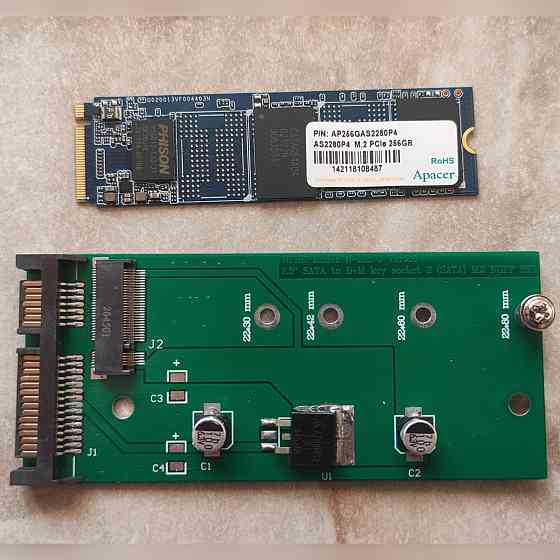 Продам SSD M.2 M-key PCIe Apacer AP256GAS2280P4 Донецк