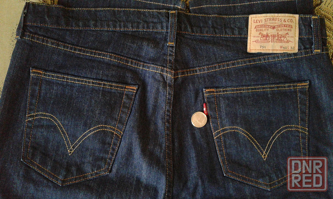 Новые джинсы Levi`s 751 Flex (оригинал) W40 L33 Донецк - изображение 3