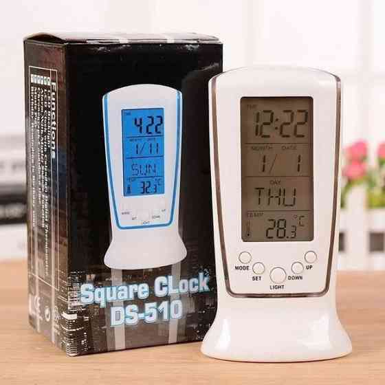 Square Clock SQ-510 многофункциональные часы будильник Донецк