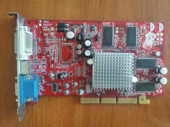 Radeon 9250 240Mhz AGP 8х 128Mb 400Mhz 128 bit рабочая Донецк