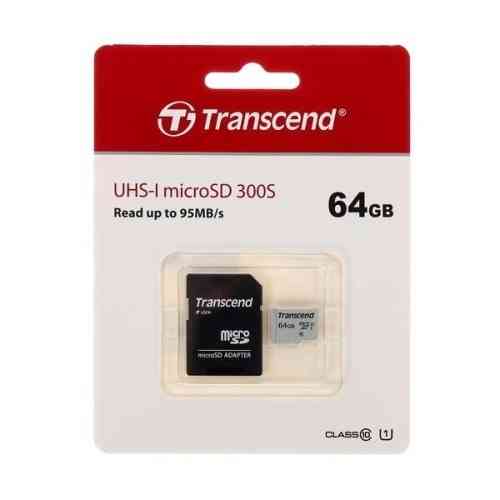Карта памяти Micro SDXC 64GB Transcend 300S; Class 10 Донецк