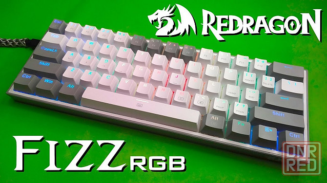 REDRAGON Fizz K617 RGB USB мини Механическая игровая Проводная клавиатура Донецк - изображение 2