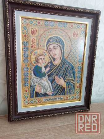 Иерусалимская икона Божьей Матери (ручная работа) Донецк - изображение 2
