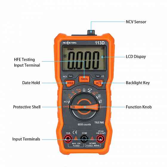Мультиметр Richmeters RM113D Донецк