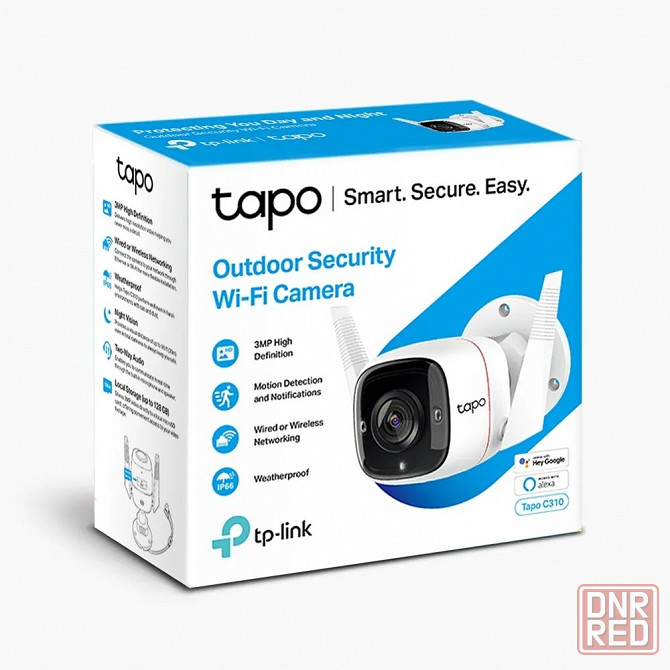 TP Link Tapo C310 Уличная Wi-Fi камера (3Мп, 2304 × 1296, встроенный микрофон и динамик) Макеевка - изображение 2