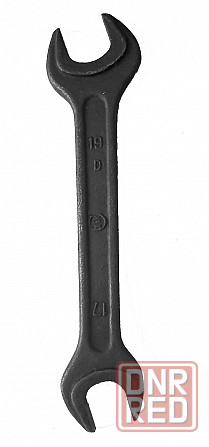 ключ гаечный рожковый 17х19, 2-х сторонний, с открытым зевом, сделано в СССР. Горловка - изображение 5