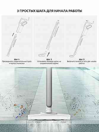 Пылесос вертикальный ручной Xiaomi Deerma Vacuum Cleaner With Cord DEM-DX700 Белый Макеевка