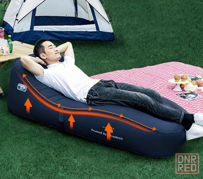 Автоматическая надувная кровать Xiaomi GS1 blue Макеевка - изображение 6