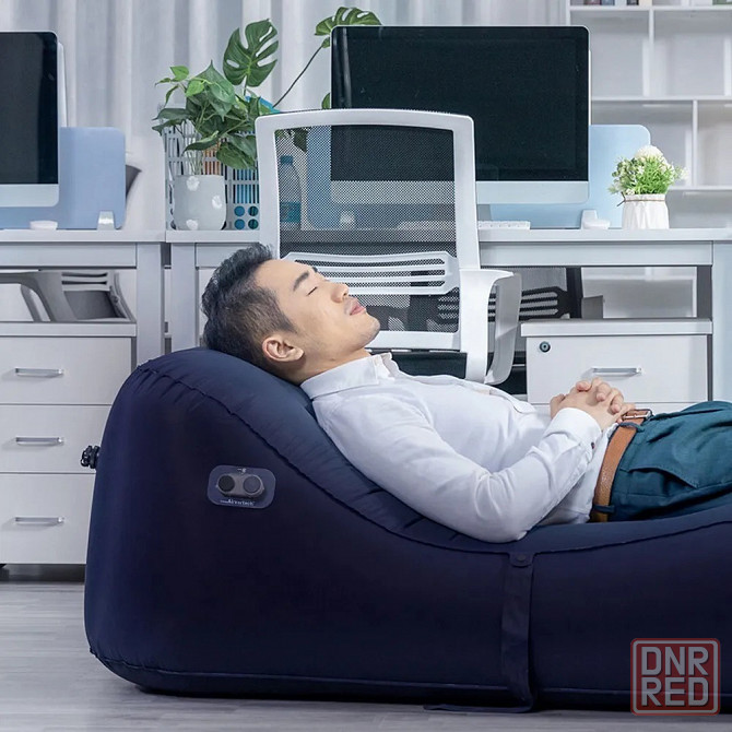 Автоматическая надувная кровать Xiaomi GS1 blue Макеевка - изображение 5