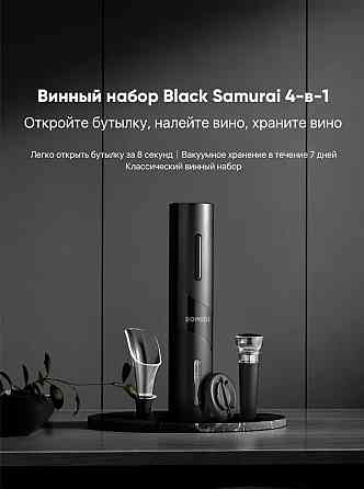Винный набор Circle Joy Black Samurai Wine Set 4 in1 черный (CJ-TZ02) Макеевка