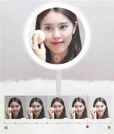 Зеркало косметическое Xiaomi DOCO Daylight Small Mojito Mirror Pro (зеленое) Макеевка