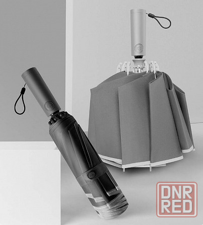 Зонт автоматический KongGu Reverse TenBo Umbrella LED со встроенным фонариком Макеевка - изображение 3