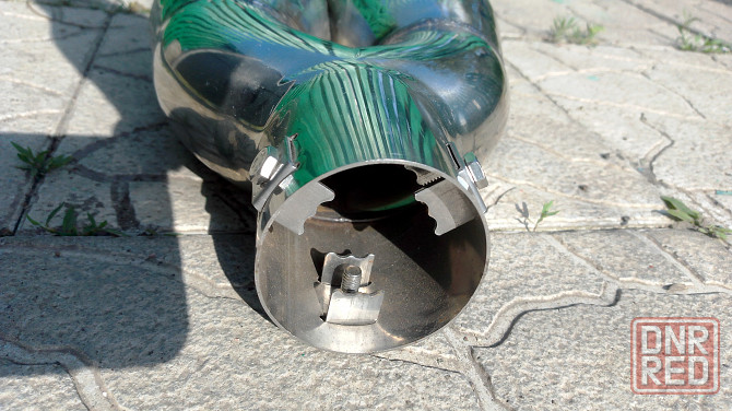 Насадка CarEx на выхлопную трубу глушителя из нержавейки Донецк - изображение 2