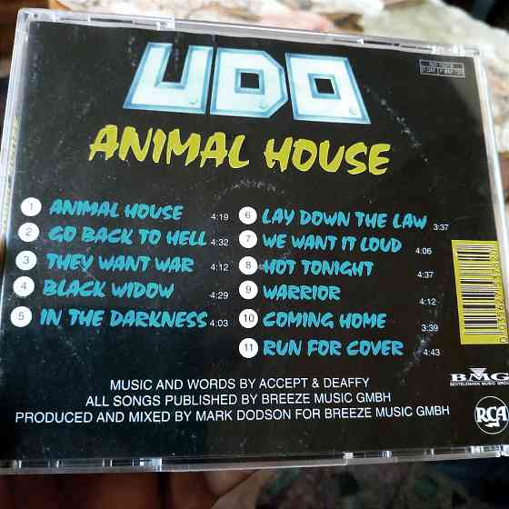 CD audio UDO (Accept) - Animal House Донецк