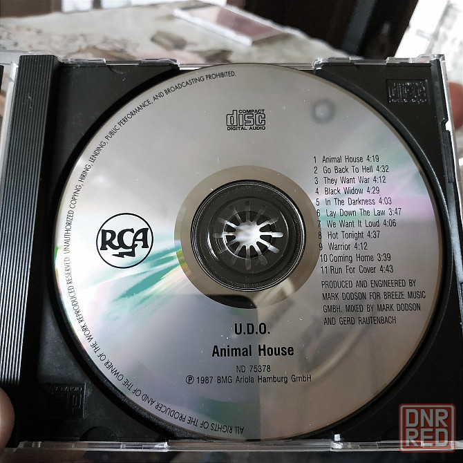 CD audio UDO (Accept) - Animal House Донецк - изображение 2