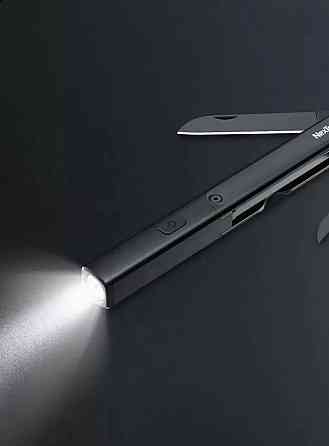 Мультитул фонарик-ножницы-нож Nextool N1 (3 в 1) NE20026 Черный Макеевка