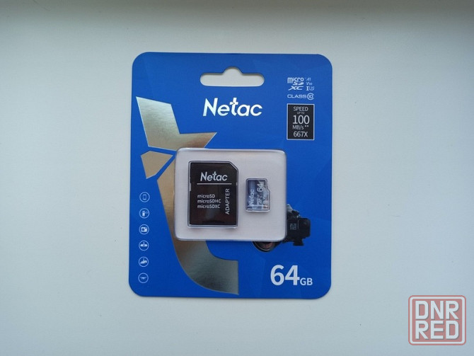 Карта памяти MicroSD Netac 64 ГБ Макеевка - изображение 1