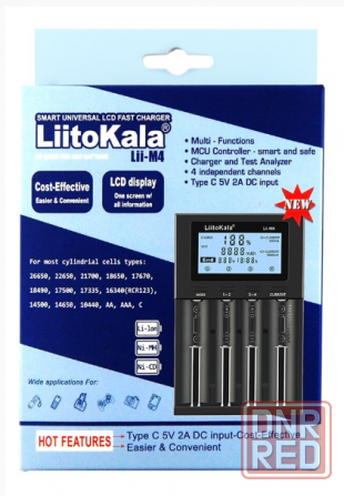 LiitoKala Lii-M4. Интеллектуальное зарядное устройство Донецк - изображение 8