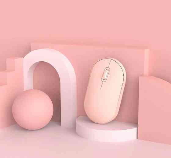 Мышь беспроводная Xiaomi MIIIW Portable Mouse Lite (MWPM01) Розовая Макеевка