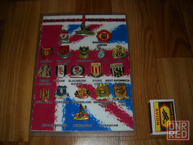 Набор значков Английские футбольные клубы. Донецк - изображение 1