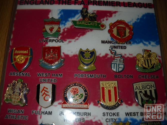 Набор значков Английские футбольные клубы. Донецк - изображение 3
