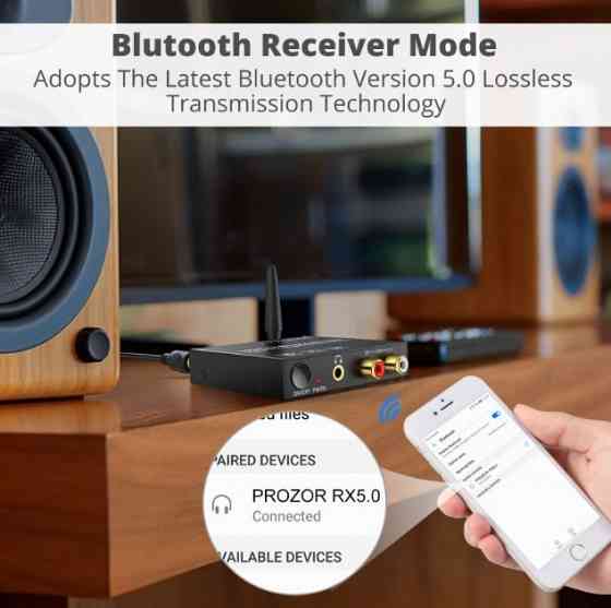 Цифро-аналоговый преобразователь (ЦАП)) Hi-Res 192 кГц Bluetooth Донецк