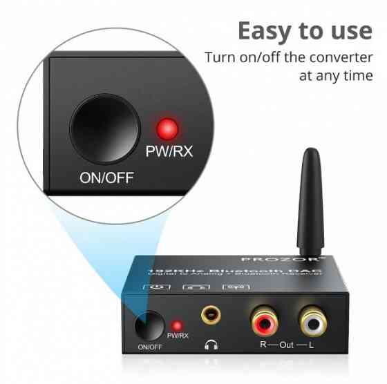 Цифро-аналоговый преобразователь (ЦАП)) Hi-Res 192 кГц Bluetooth Донецк