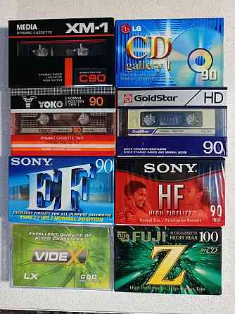 Новые запечатанные аудиокассеты в отличном состоянии разных фирм и марок. Донецк