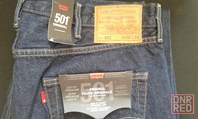 Новые джинсы Levi's 501 PREMIUM (оригинал) Размер W38 L34, RU 54. Донецк - изображение 2
