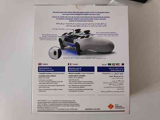 Геймпад беспроводной PlayStation DualShock 4 V2 белый Оригинал Новый Донецк