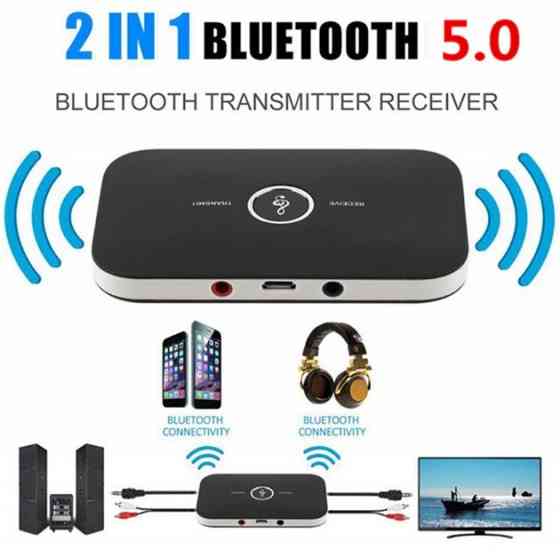 Bluetooth 5,0 аудио приемник передатчиксо встроенным аккумулятором Донецк